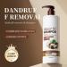 Coconut Oil Shampoo Anti-Dandruff Coconut Oil Moisturizing Treatment Hydrating Repair Shampoo for Normal Dry and Damaged Hair - Buy Online on GoSupps.com