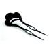 1pc Black Wavy Hairpin 11cm - Made in Germany | WeLoveBeads - International Shipping Available - Buy Online on GoSupps.com