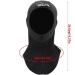 3MM Neoprene Diving Cap for Surfing & Snorkeling | Black Large Protective Diving Hood - Buy Online on GoSupps.com