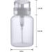 Biutee Lockable Pump Dispenser Bottle 200ml for Nail Polish & Makeup Remover - Clear Empty Bottle - Buy Online on GoSupps.com
