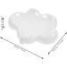 OUNONA Small Ceramic Dish container sink soap holder soap holder jewelry plate soap dish ceramic love sink light luxury ceramics Self Draining Soap Holder For Bath soap dish the clouds - Buy Online on GoSupps.com