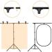 Mountdog T-Shape Backdrop Stand Kit 6.5x5ft with 4 Clamps - Photography Video Studio Support System - Buy Online on GoSupps.com