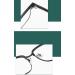 Parwana Anti-Blue Light Reading Glasses +250 C1 | Fatigue Relief & Presbyopia | Large Flat Light Mirror - Buy Online on GoSupps.com