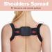 Posture Pro Fix Neck and Shoulder Corrector - Adjustable Upper Posture Support for Women and Men - Breathable Back Straightener - Size M (40kg-60kg) - White+Black - Buy Online on GoSupps.com