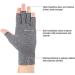 Arthritis Compression Gloves for Pain Relief - Fingerless Typing Gloves for Men and Women - Medium, Black+Gray (2 Pairs) - Buy Online on GoSupps.com