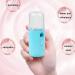 Facial Mist Sprayer USB Recharging Handheld Face Steamer for Skin Care Moisturizing Hydrating Blue 30ML - Buy Online on GoSupps.com