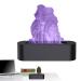 Flame Oil Diffusers - Noiseless Colorful Flame Diffuser | Automatic Shut Down Cool Mist Scent Diffuser | Waterless Flame Diffuser | Flame Oil Diffuser for Bedroom Desk Humidi and Black
