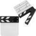 Small Clapboard Senyar Mini Acrylic Director Scene Clapperboard Film Cut Prop 15 * 16.5 * 2.5cm - White/Black - Buy Online on GoSupps.com