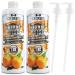 C.P.Sports Sugar-Free Beverage Syrup - Orange Fresh Mineral Drink Concentrate with Vitamins (2L + 2 Pumps) - Mix with Water for Sports Hydration - Buy Online on GoSupps.com