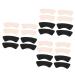 FOMIYES 12 Pairs Heel Stickers Shoe Heel Pad Girly Stickers Shoe Inserts for Heels Stickers Shoe Foot Thicken Foot High Heel Protectors Liner High Heels Cushion 4d Foam
