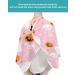 Halloween Barber Cape - Adjustable Hair Cutting Cape for Kids & Adults | Stylish Pink Orange & Black Hairdressing Gown | 55x63 Inch Salon Accessory - Buy Online on GoSupps.com