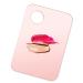 4 Pcs Makeup Mixing Tray & Spatula Set - Foundation & Lipstick Palette for Beauty Salon - Pink & Transparent - Buy Online on GoSupps.com