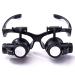 Magnifying Glasses with Light Headband Magnifier Loupe Glasses with Illuminated for Jeweler Repair Watch Interchangeable Lens