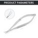 zCloud Cuticle Scissors Beauty Scissors Stainless Steel Curved Manicure Cuticle Scissors Professional Pointed Tip Grooming kit for Dry Skin Eyebrow Eyelash Eyebrow tweezers - Buy Online on GoSupps.com