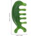 Minkissy Jade Scalp Massage Comb | Natural Wide Tooth Gua Sha Comb for Hair Growth & Antistatic Head Massage Device - Buy Online on GoSupps.com