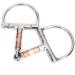 Snaffle Bit Stainless Steel Bit Snaffle Horse Tool All Purpose Ring Snaffle Bit Mouth with Copper Amp SS Rollers - Buy Online on GoSupps.com