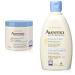 Aveeno Lotions Eczema Care Anti-Itch Balm Eczema Treatment Cream With Colloidal Oatmeal 311g & Eczema Care Moisturizing Cream - Itchy Skin Dry Skin Sensitive Skin Skin Treatment 330 mL