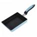 Milisten 3 Pcs Frying Pan Baking Pans Griddle Pan Flat Skillet Egg Skillet Pancake Skillet Spanish Tortilla Pan Non Stick Omelette Pan Nonstick Egg Pan Nonstick Skillet Square Smokeless Pot 34X13CMx3pcs Random Colorx3pcs