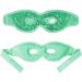 Cooling Eye Mask Set - Reusable Gel Bead Face Masks for Migraine Relief Dark Circles & Swollen Eyes | International Shipping Available - Buy Online on GoSupps.com