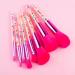 8-Piece Pink Makeup Brush Kit - Confetti Sparkle Eye Shadow Lip Blush & Foundation Brushes for Girls - Buy Online on GoSupps.com