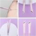 SEWACC 4pcs Eyeliner Brush Angled Makeup Brush Eyebrow Curved Liner Brush for Eyes Precision Tool - Buy Online on GoSupps.com