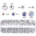 Clear AB Nail Crystals Set with Tools - Rhinestones for Nail Art and Crafts - Buy Online on GoSupps.com