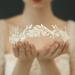 Lurrose Flower Leaves Crown Pearl Crown Tiara Wedding Decorative Headband Bride Hair Crown Party Tiara Women Headdress - Buy Online on GoSupps.com