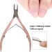 Anti-Slip Handle Nail Trimmer Dead Skin Scissors Easy To Trim Materials Manicure Store for Home(Rose gold) - Buy Online on GoSupps.com