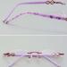 BEGISA Eyeglass Nose Pads & Replacement Temples for Rimless Glasses - Purple Spare Parts - Buy Online on GoSupps.com