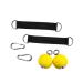 Gatuida 2 sets Proof of sports equipment sports devices golf training mat hand trainer power training grip training trainer gym fingerkraft training ball tester powerball fitness grip ball nylon