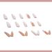 24pcs Long White Ballerina Acrylic Press-On Nails with Diamonds - Full Cover Artificial Nails for Women & Girls - Buy Online on GoSupps.com