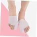 White Gel Toe Separator - 1 Pair Toe Spacer for Bunions - Thumb Head Gel Splitter - Bunions Toe Separator - Buy Online on GoSupps.com