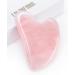 colorfarm Gua Sha Facial Tools for Face Eye Puffiness Relief - 100% Jade Guasha Stone - Rose Quartz Guasha B - Rose Quartz Guasha