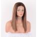 Vebonny Dark Rooted Shoulder-Length Brown Wigs for Women | Synthetic Lace Front Ombre-Brown Wig #807 | Adhesive-Free Soft & Comfortable Everyday Use - Buy Online on GoSupps.com
