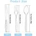 300 Plastic Cutlery Transparent Disposable Forks Spoons Knife Cutlery Set 100 Pieces of Each Plastic Forks Knives and Plastic Spoons for Wedding Party Supplies Dinners Catering Food Services 300 Knives Forks and Spoons - Buy Online on GoSupps.com