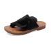 Summer Cute Knot Bow Ladies Slides Sandals for Women Women Bowknot Breathable Splint Bunion Correction Sandals Shoes Arch Support Design Open Toe Sandals for Girlfriends Mother 6.5 Black