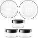 3-Piece Transparent Empty Jar Set - Mini Cream Boxes with Removable Powder Box for Lip Balm Lotion & Cream (50g Black Puff-Free) - Buy Online on GoSupps.com