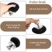 Knnuey Makeup Brush for Bronze Blend Self Tan Back Applicator Provides Unblemished Application Without Streaking Brush Silver - Buy Online on GoSupps.com