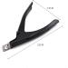 Nail Clipper for Thick Nails Stainless Steel Clipper Nail Tool 1 Word U Shaped Cut Nail Scissors New Nail Manicure Tools Scissor False Fake Nails Tips Cutter Clipper (Color : Black) - Buy Online on GoSupps.com