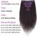 12" Clip in Hair Extension Human Hair Double Weft #1B Natural Black (105g) - Buy Online on GoSupps.com