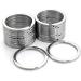 KINGFOREST 100PCS Flat Key Rings 1 Inch  Metal Keychain Rings Split Keyrings Flat Ring for Home Car Office Keys Attachment 100PCS Flat Rings 1 inch - Buy Online on GoSupps.com