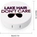 Lake Hair Don't Care Round Case For Contact Lens Kit Storage Box with Mirror Printed - Buy Online on GoSupps.com