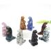PUNNI 2" Dinosaur Statue Natural Stone Crystal Carved Reiki Animal Figurine Gemstone Crafts Home Decoration Natural Stone (Color : Lotus Jasper Size : 1 PCS) 1 PCS Red Mahogany - Buy Online on GoSupps.com