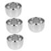 Minkissy 4 pieces of beard brush bowl razor soap cream bowl razor tool soap shell shaving men's shave shaving soil -soil cup shaving shell for men metal accessories household man aluminum