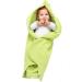 Wallaboo Baby Blanket Fleur For Pram Moses Basket Crib Car Seat Travel Supersoft 100% Cotton Newborn to 10 months Exclusive Flower shape 85 x 85 cm 34" x 34"inch Colour: Green