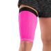 Zensah Thigh Compression Sleeve  Hamstring Support, Quad Compression Sleeve for Men and Women - Thigh Sleeve Wrap, Great for Running, Sports, Groin Pulls Medium Neon Pink