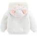 Cartoon Fleece Hooded Jacket for Newborns, 12-18 Months, White - Buy Online on GoSupps.com