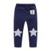 Mud Kingdom Little Boys Fleece Pants Tight Fit Warm Winter 18-24 Months Stars Navy Blue