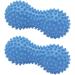 Peanut Ball Spiky Massage Ball Set - Hand & Foot Massager for Plantar Fasciitis Relief & Muscle Relaxation - 2-Piece Roller Massage Balls - Buy Online on GoSupps.com
