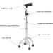 Practical Elderly People Small Four Leg Based Aluminum Alloy 10 Height Adjustment Walker with Appropriate Cane for Disabled People gait Cane Interesting - Buy Online on GoSupps.com
